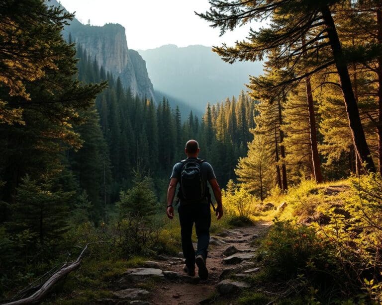 De spanning van een survivaltocht in de wildernis
