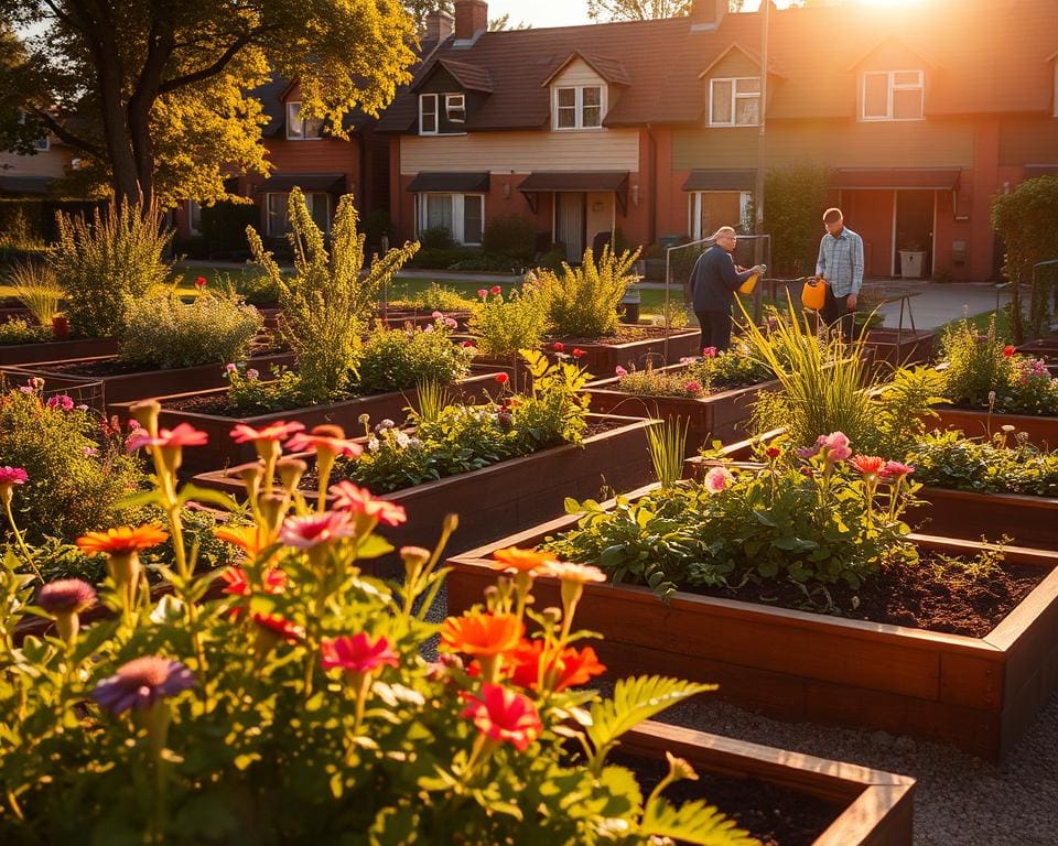 Hoe beheren woningcorporaties buurttuinen?