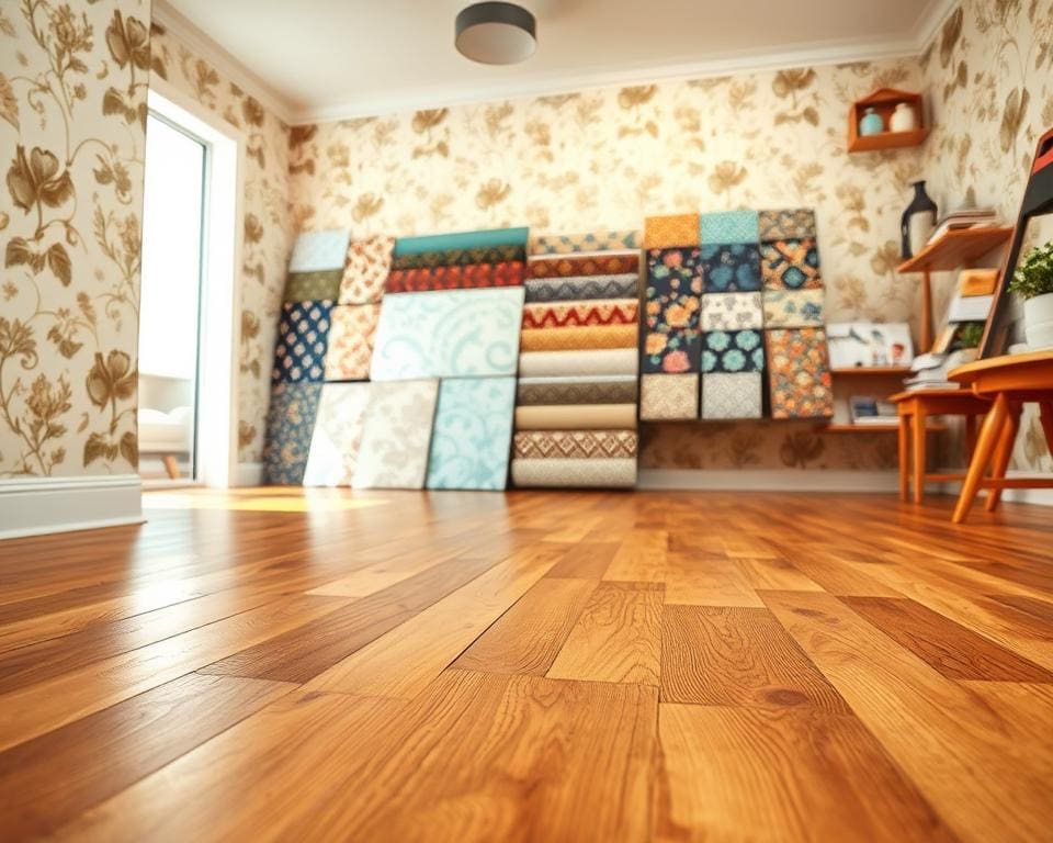 Hoe kies je behang dat past bij houten vloeren?