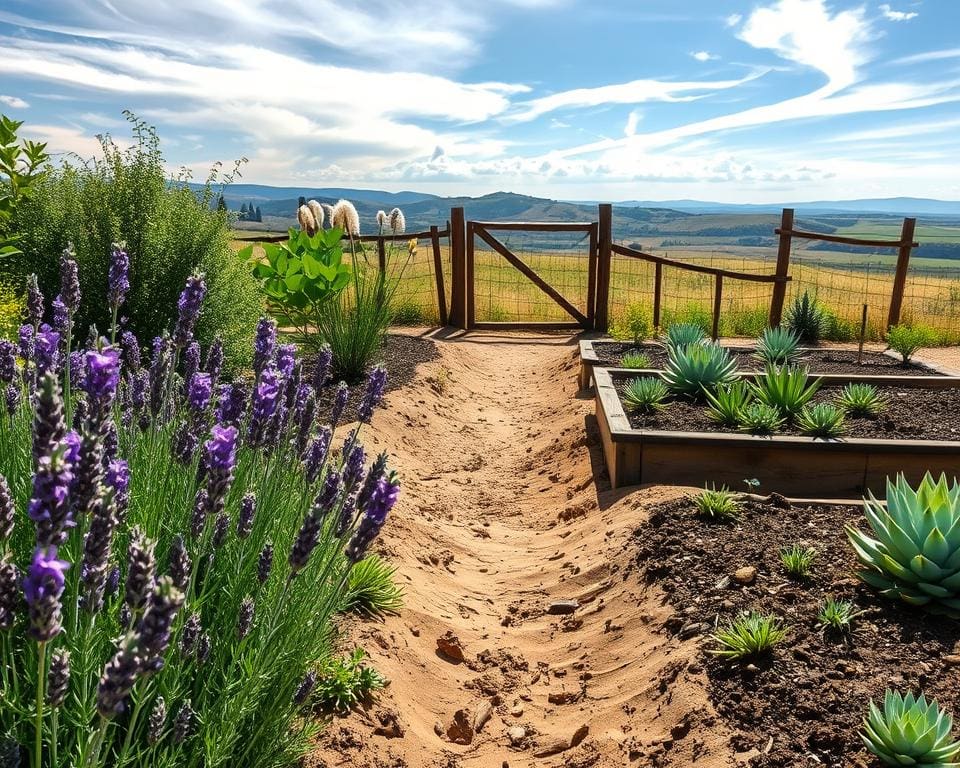 Hoe richt je een tuin in op arme zandgrond?