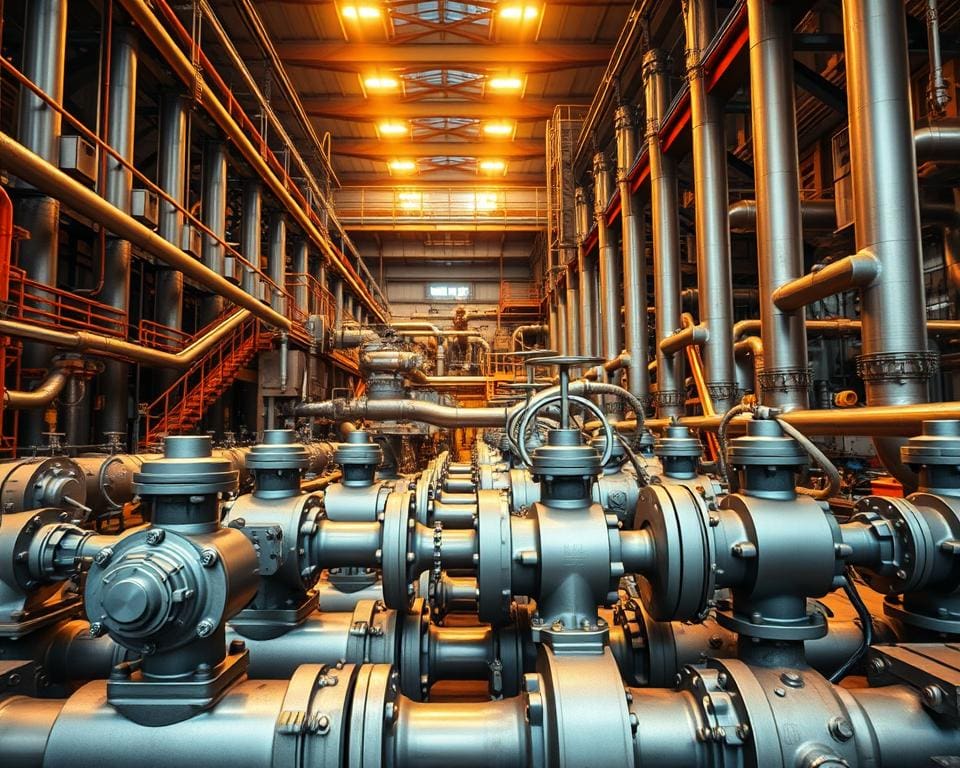 Industriële pompen en leidingsystemen
