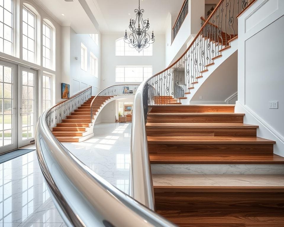 materiaal verschil in trappen
