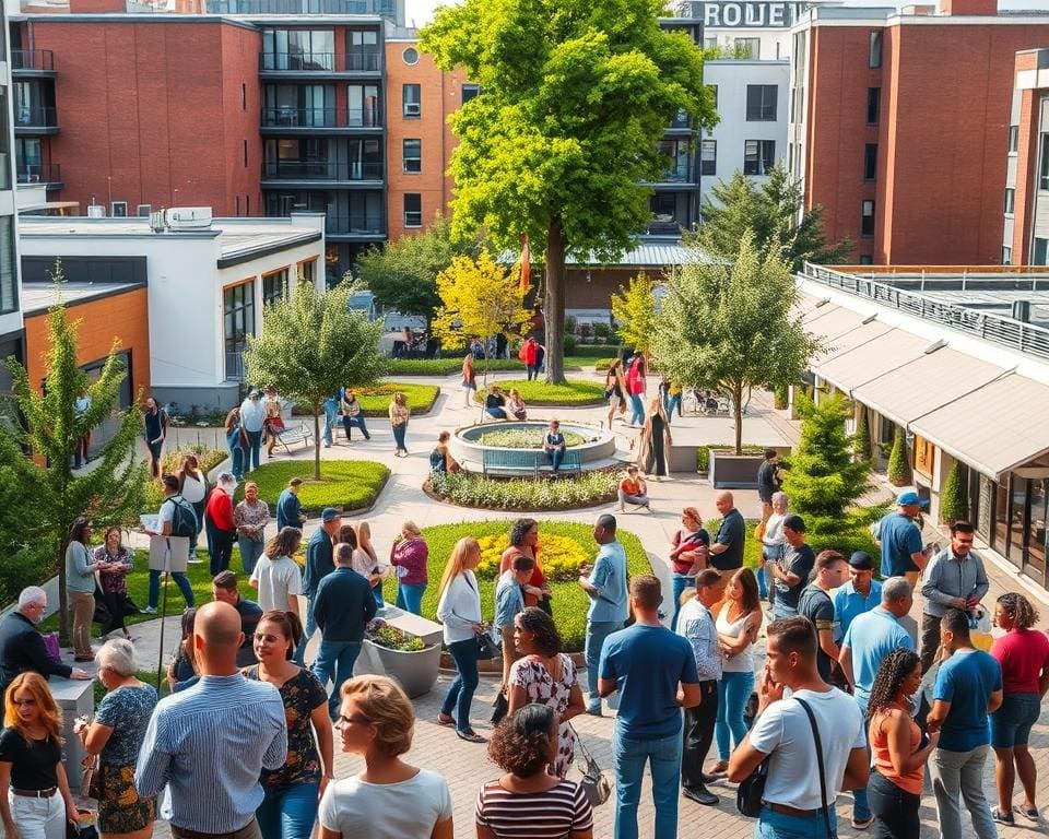 wijkontwikkeling en sociale cohesie