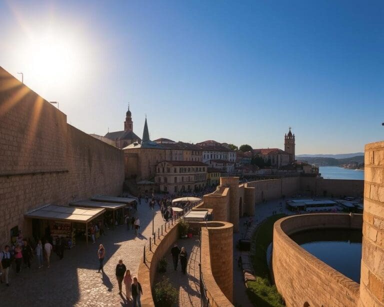 Waar wandel je langs historische vestingsteden?