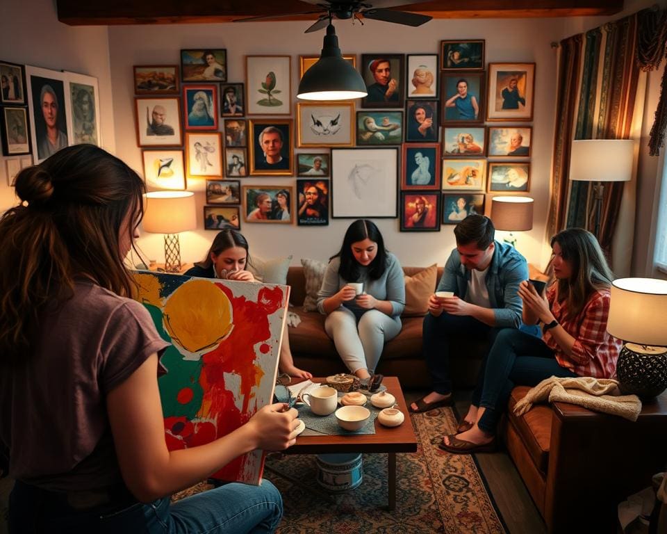 Hoe maak je een creatieve middag met vrienden?