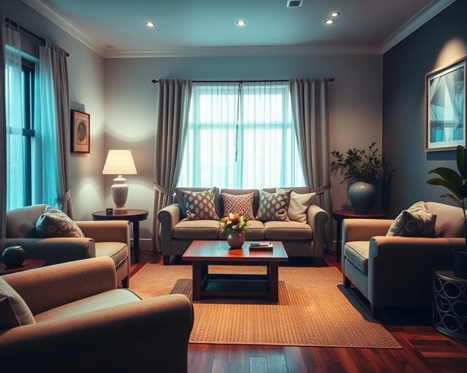 Waarmee maak je een woonkamer intiemer?