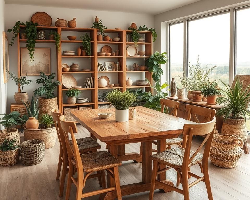 Welke kleuren passen bij natuurlijke meubels?