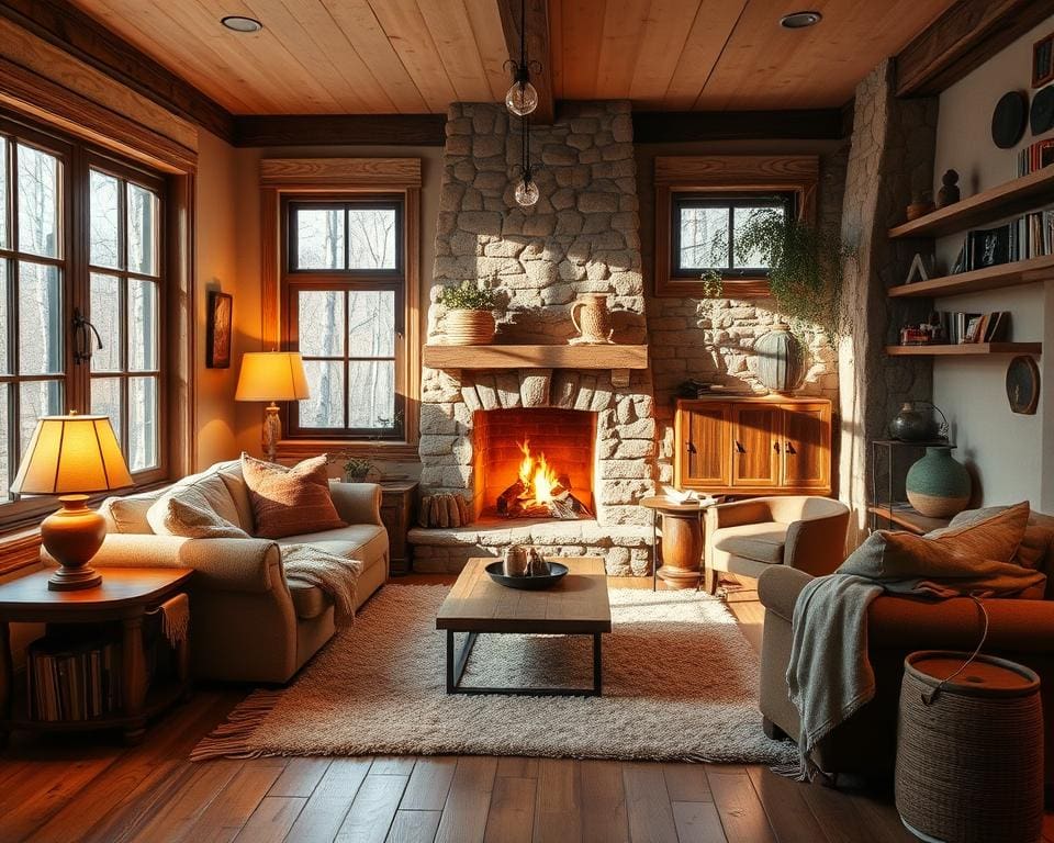 Welke materialen brengen warmte in huis?