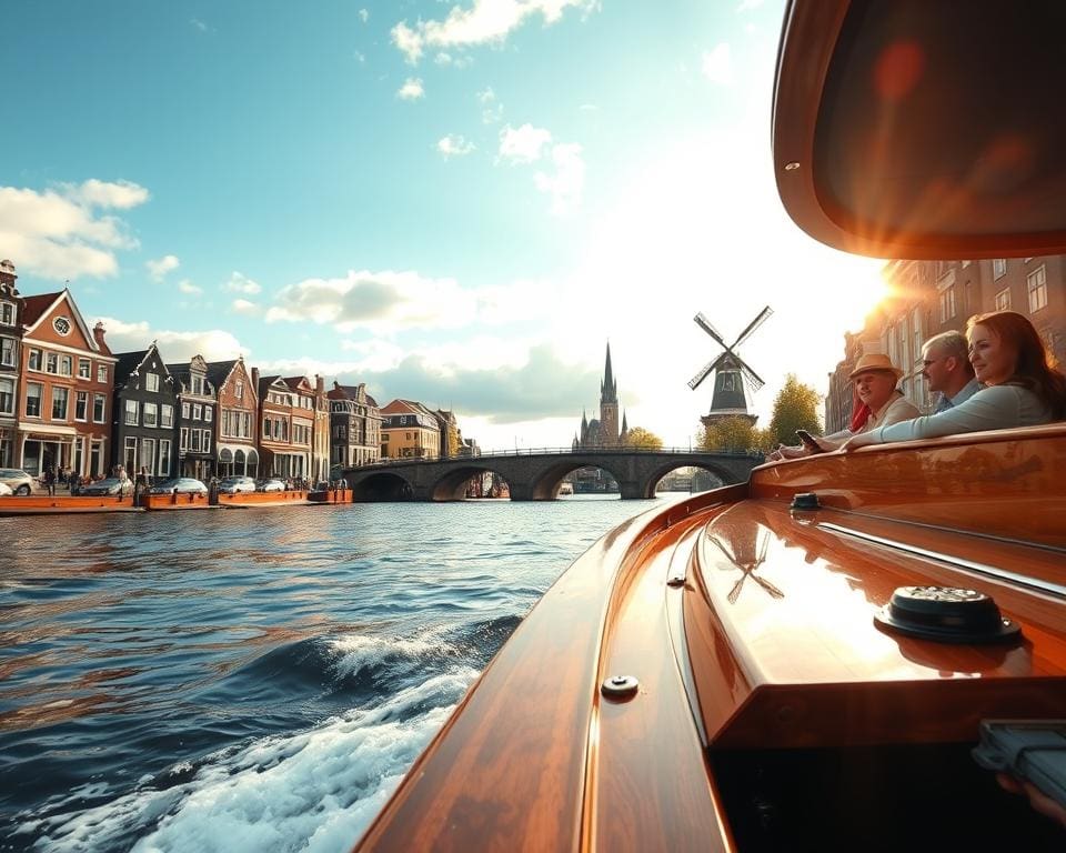 Hoe beleef je een boottocht door de grachten van Amsterdam?