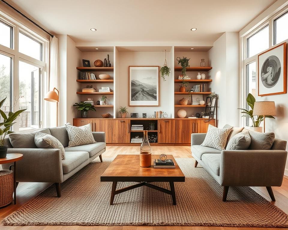 Hoe richt je een woonkamer gezellig en stijlvol in?