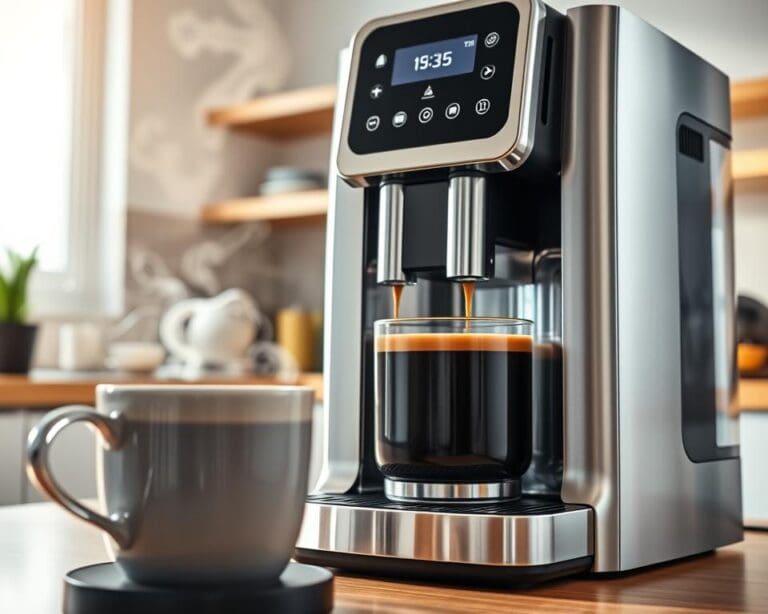 Welke koffiemachine is snel warm?