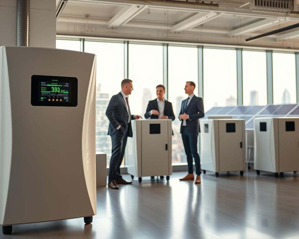 Energieopslagtechnologie voor bedrijven
