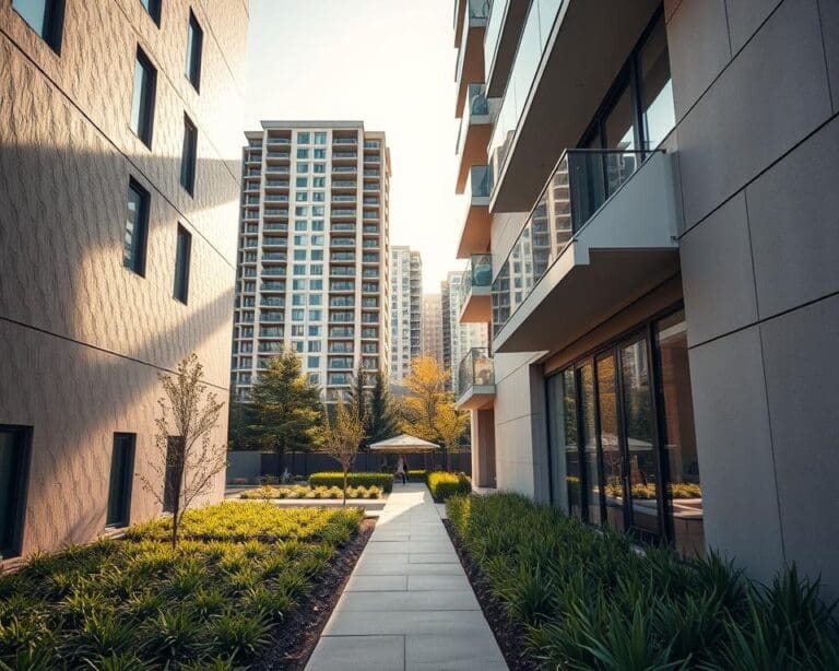 Moderne gevelafwerking voor woningen en appartementen