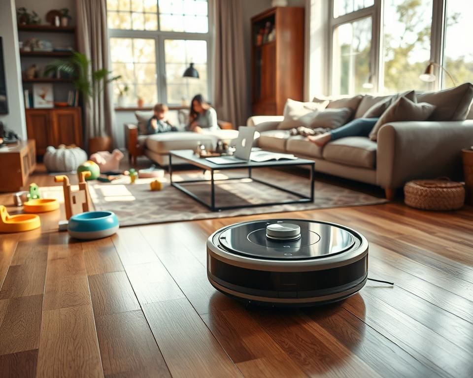 Welke robotstofzuiger is geschikt voor een druk huishouden?