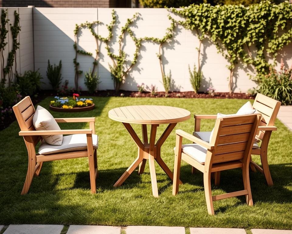 Welke tuinset is geschikt voor kleine tuinen?