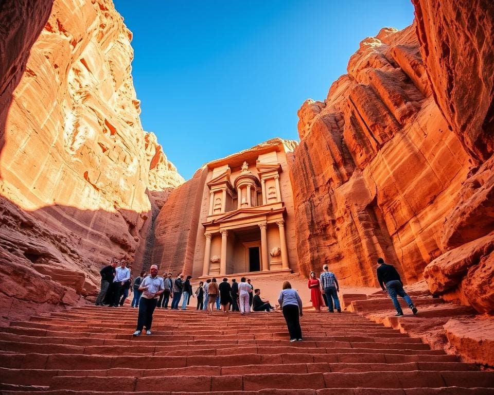 Wat maakt Petra in Jordanië indrukwekkend?