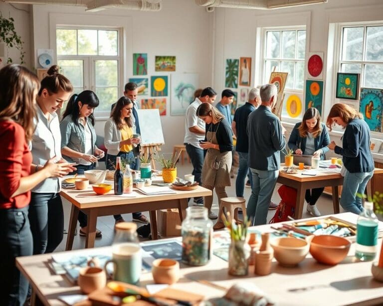 Wat zijn creatieve workshops om te volgen?