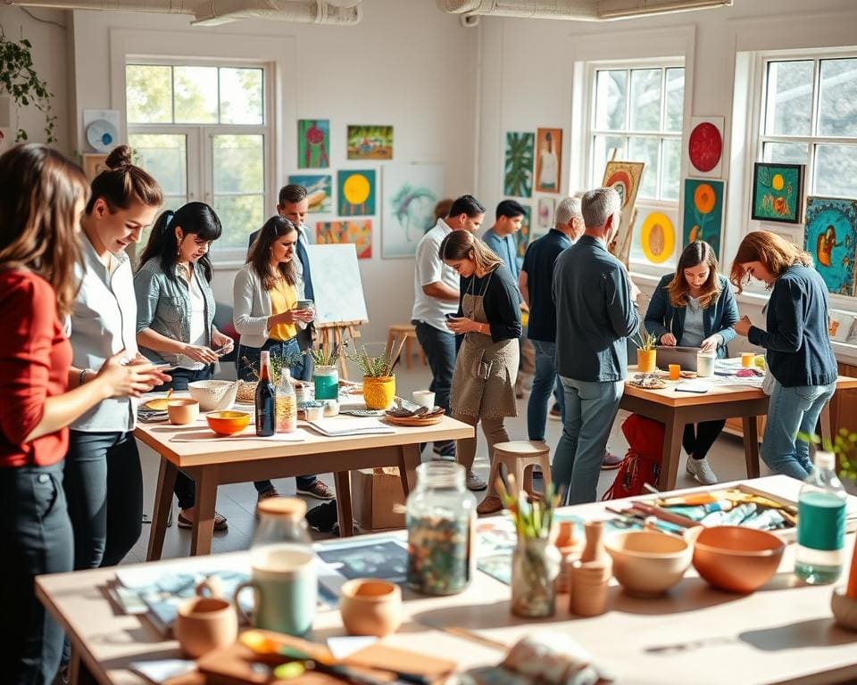 Wat zijn creatieve workshops om te volgen?