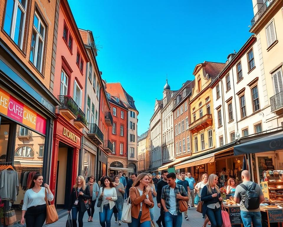 Wat zijn gezellige steden voor een dagje shoppen?