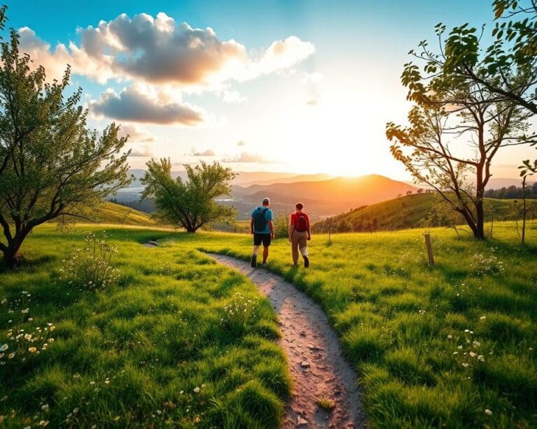 Welke natuurgebieden zijn ideaal om te wandelen?