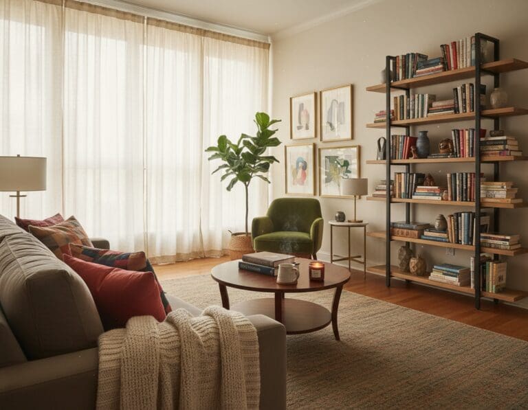 gezellige woonkamer inrichten