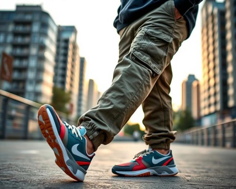 cargo pants sneakers