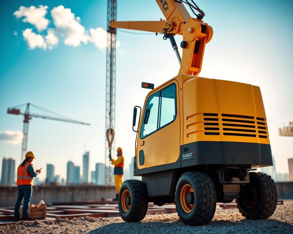 minikraan hoge hefkracht huren