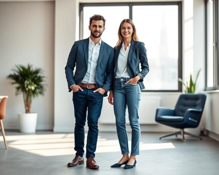 jeans zakelijke casual outfit