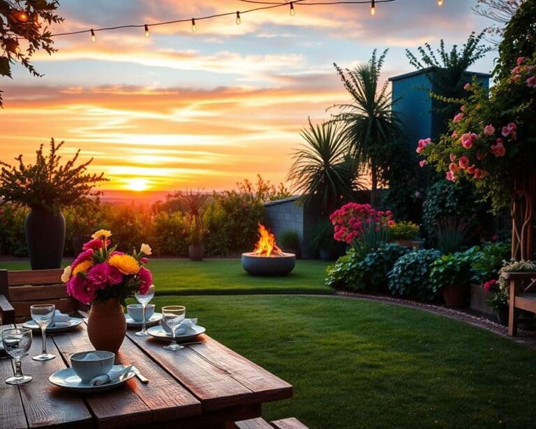 tuin zomeravonden