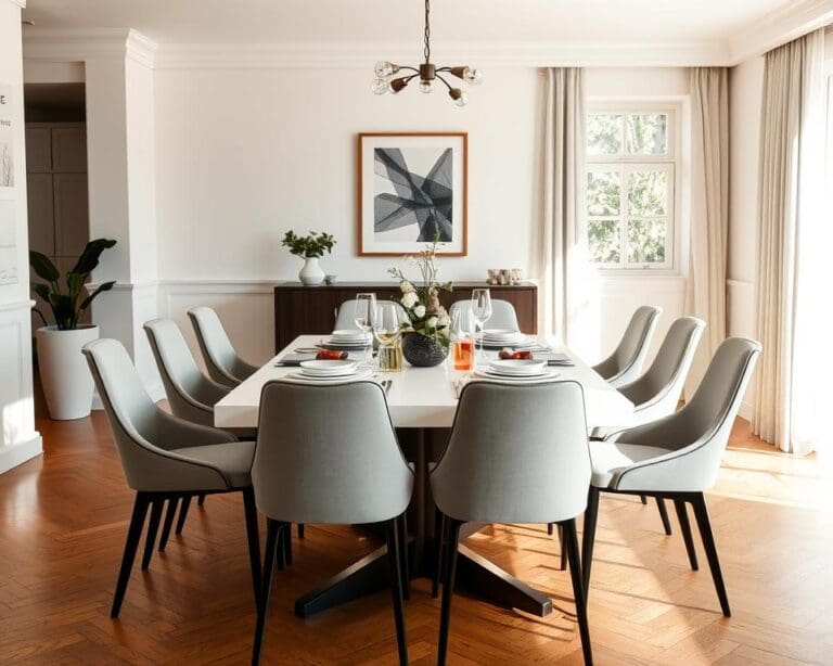 ruimte rondom eettafel